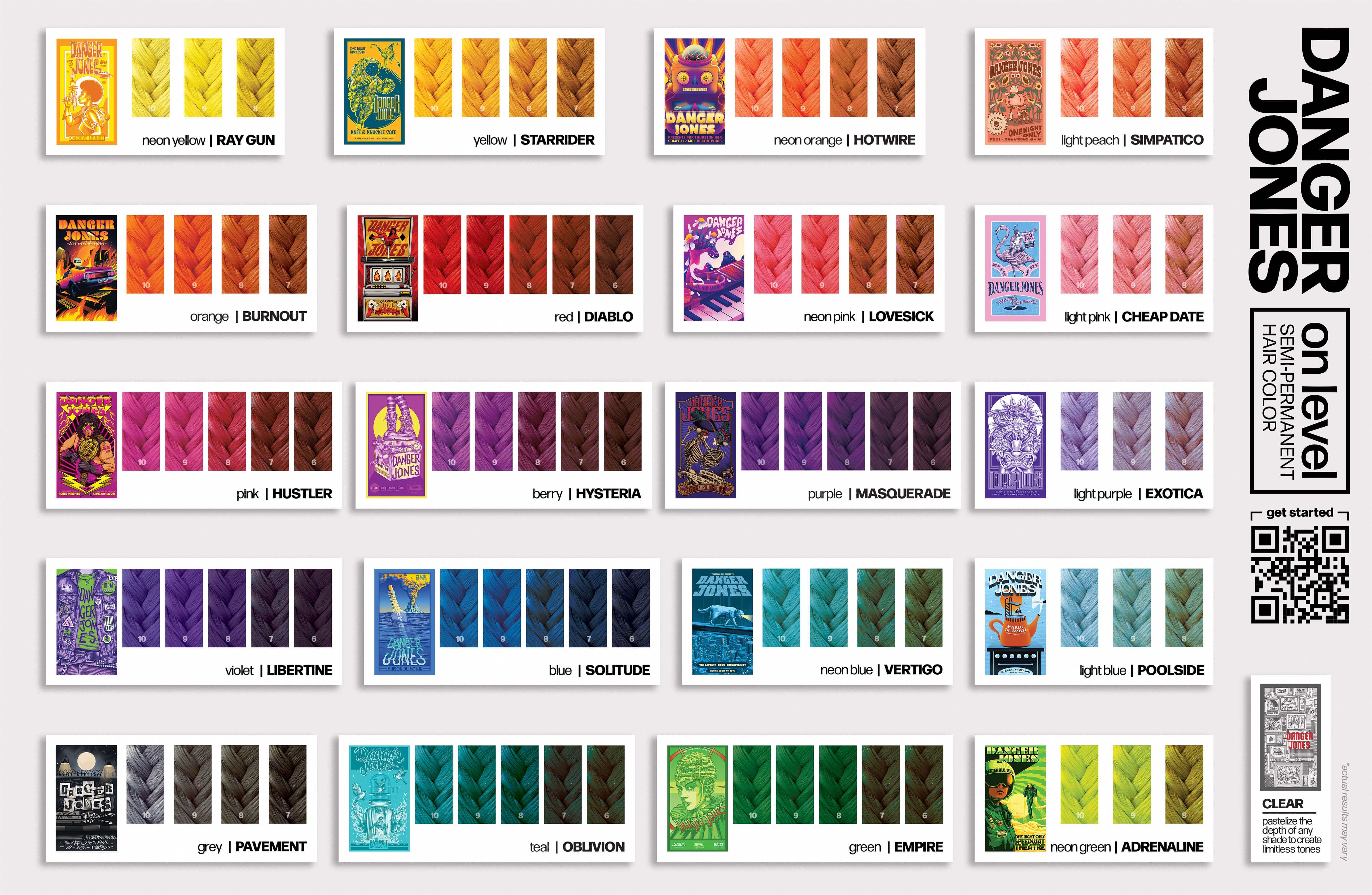 DANGER JONES CREATIVE SEMIPERMANENT HAIR COLOR